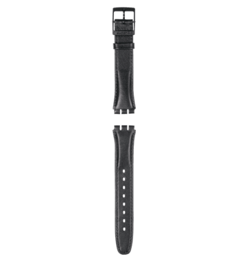 "GENT BLACK LEATHER STRAP" Image #2