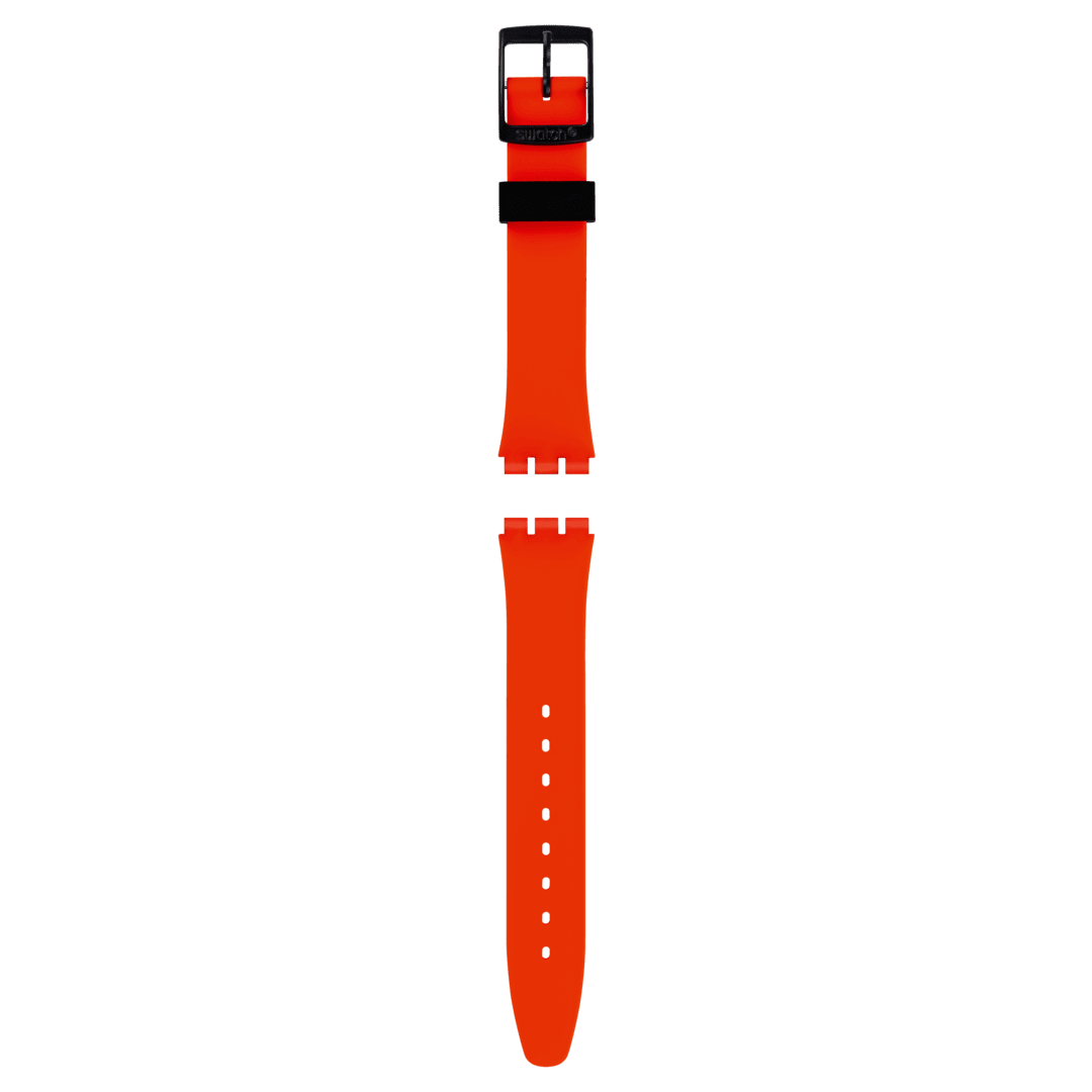 "GENT RED SILICONE STRAP" Gallery Image #1