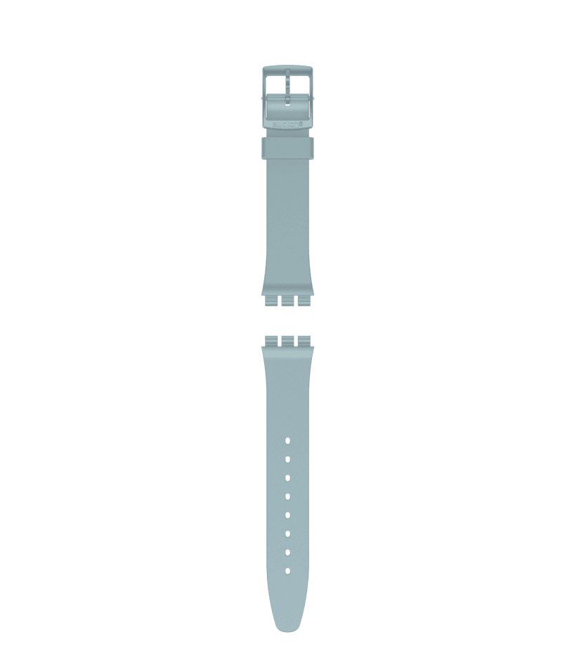 View of product GENT LIGHT BLUE SILICONE STRAP