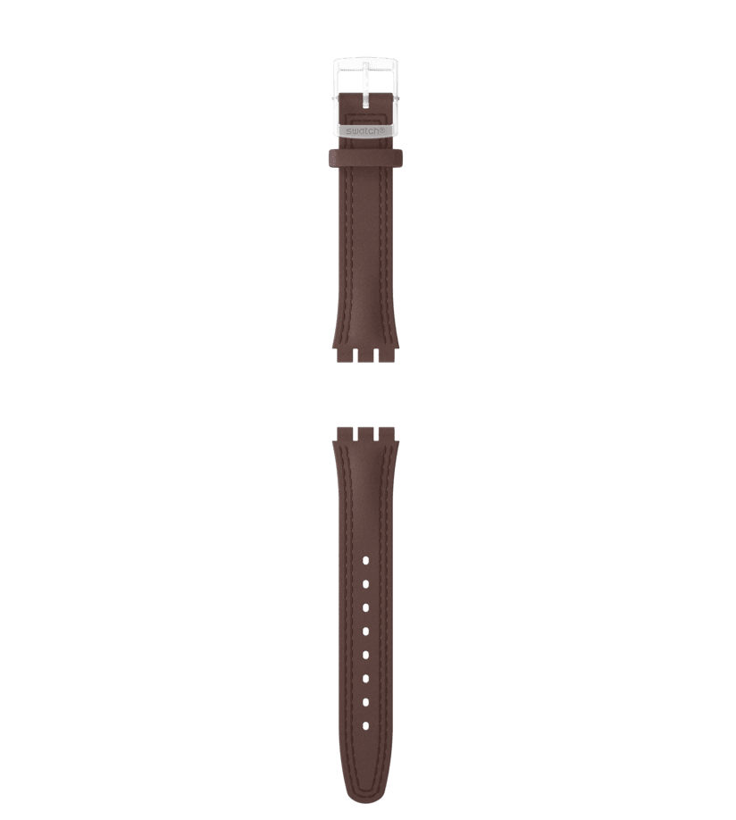 View of product GENT DARK BROWN LEATHER STRAP