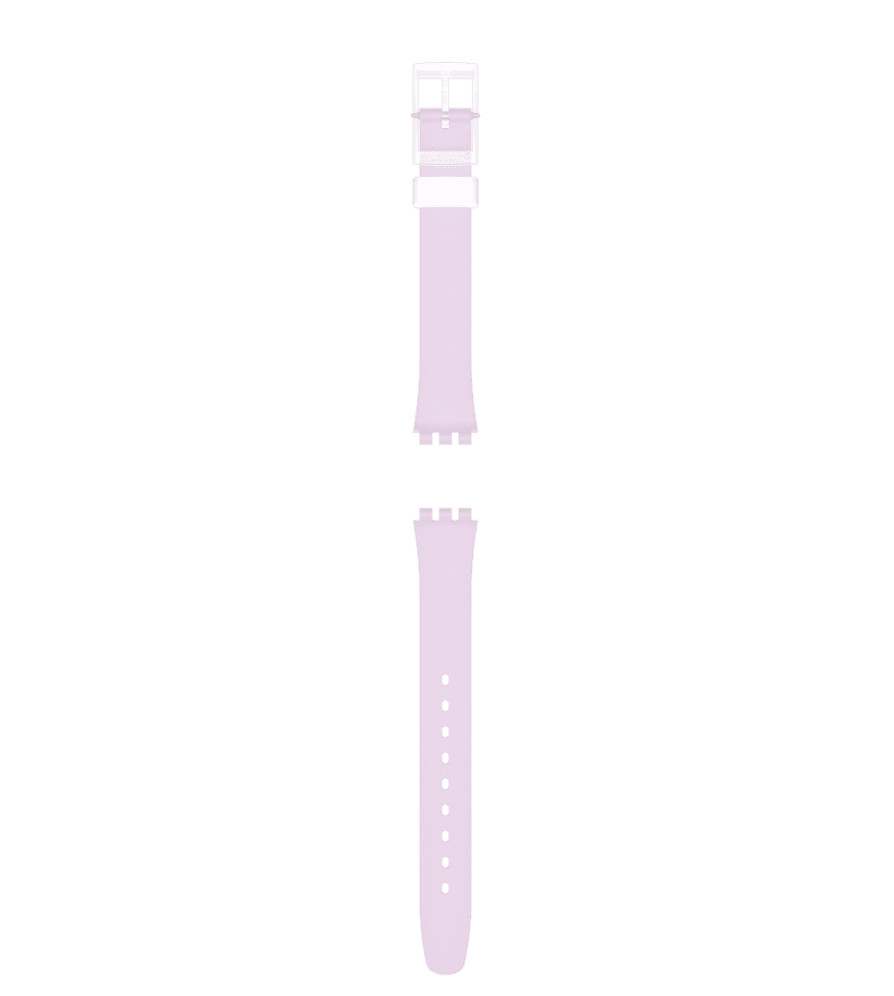 View of product LADY LIGHT PURPLE SILICONE STRAP