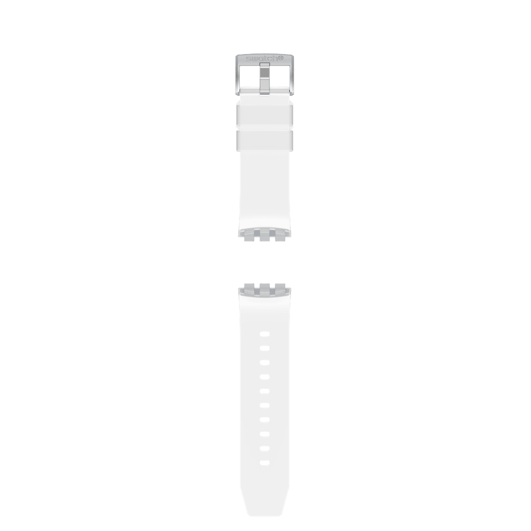 "BIG BOLD TRANSPARENT SILICONE STRAP" Gallery Image #1