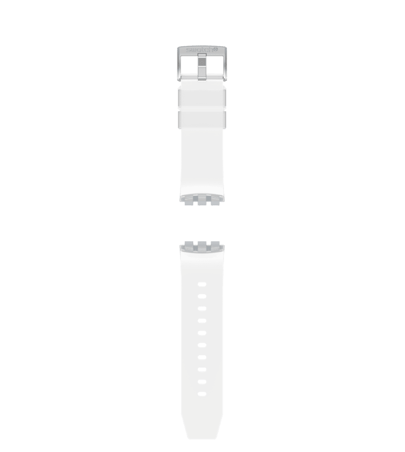 "BIG BOLD TRANSPARENT SILICONE STRAP" Image #0