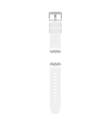 "BIG BOLD TRANSPARENT SILICONE STRAP" Image #2