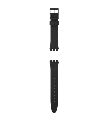 "GENT BLACK TEXTURED POLYMER STRAP" Image #2