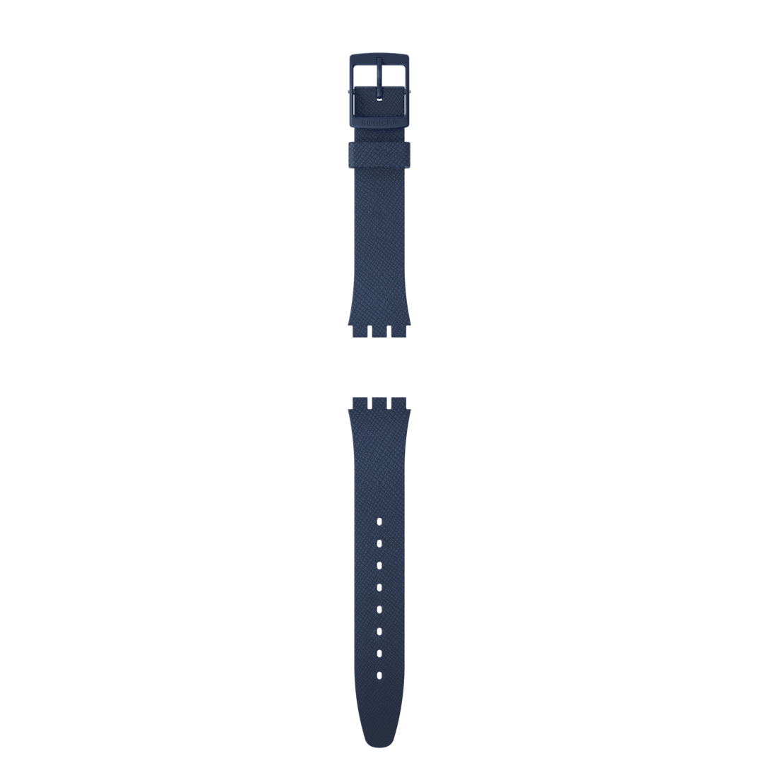 "GENT DARK BLUE POLYMER STRAP" Gallery Image #1
