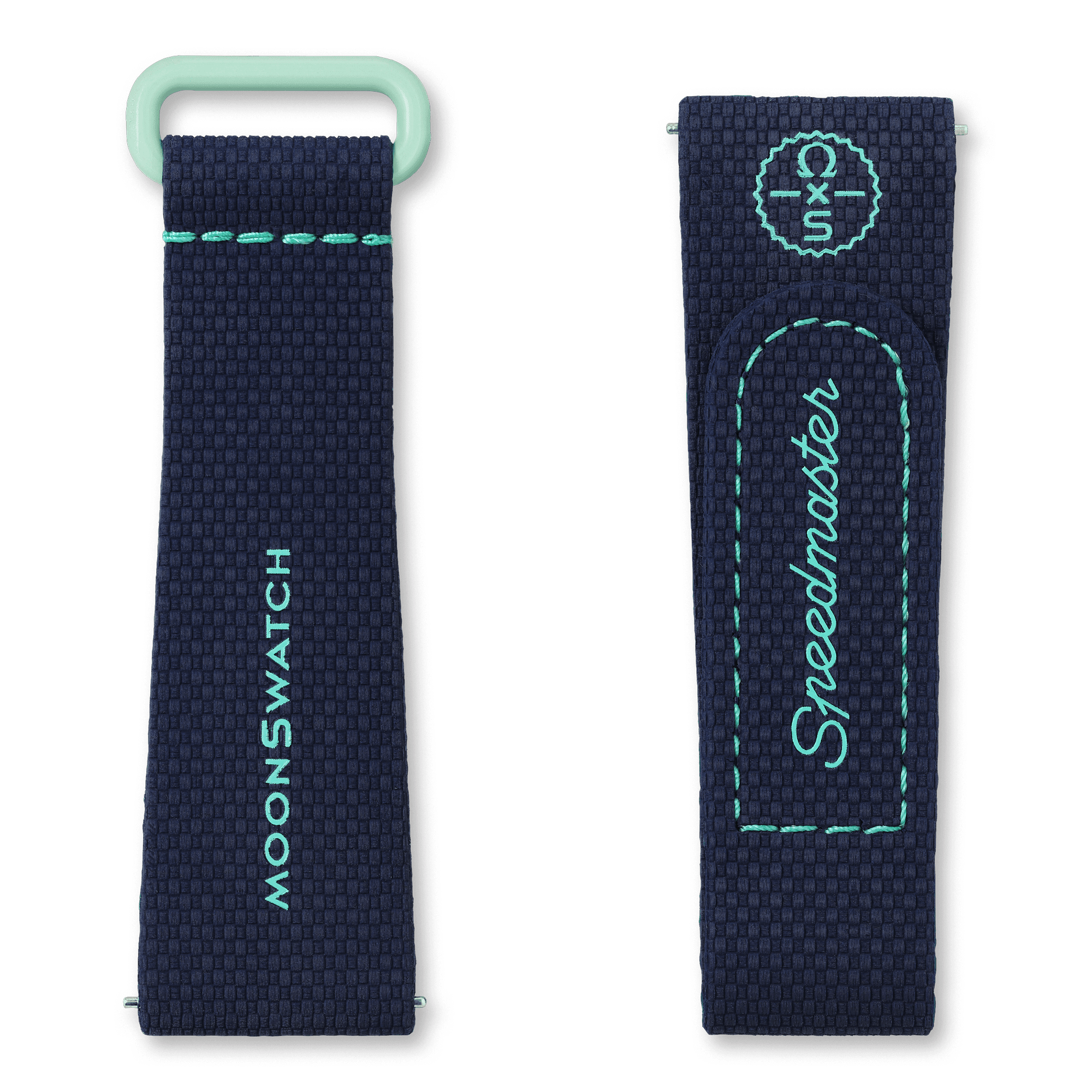 "MOONSWATCH DARK BLUE/GREEN RUBBER" Gallery Image #1
