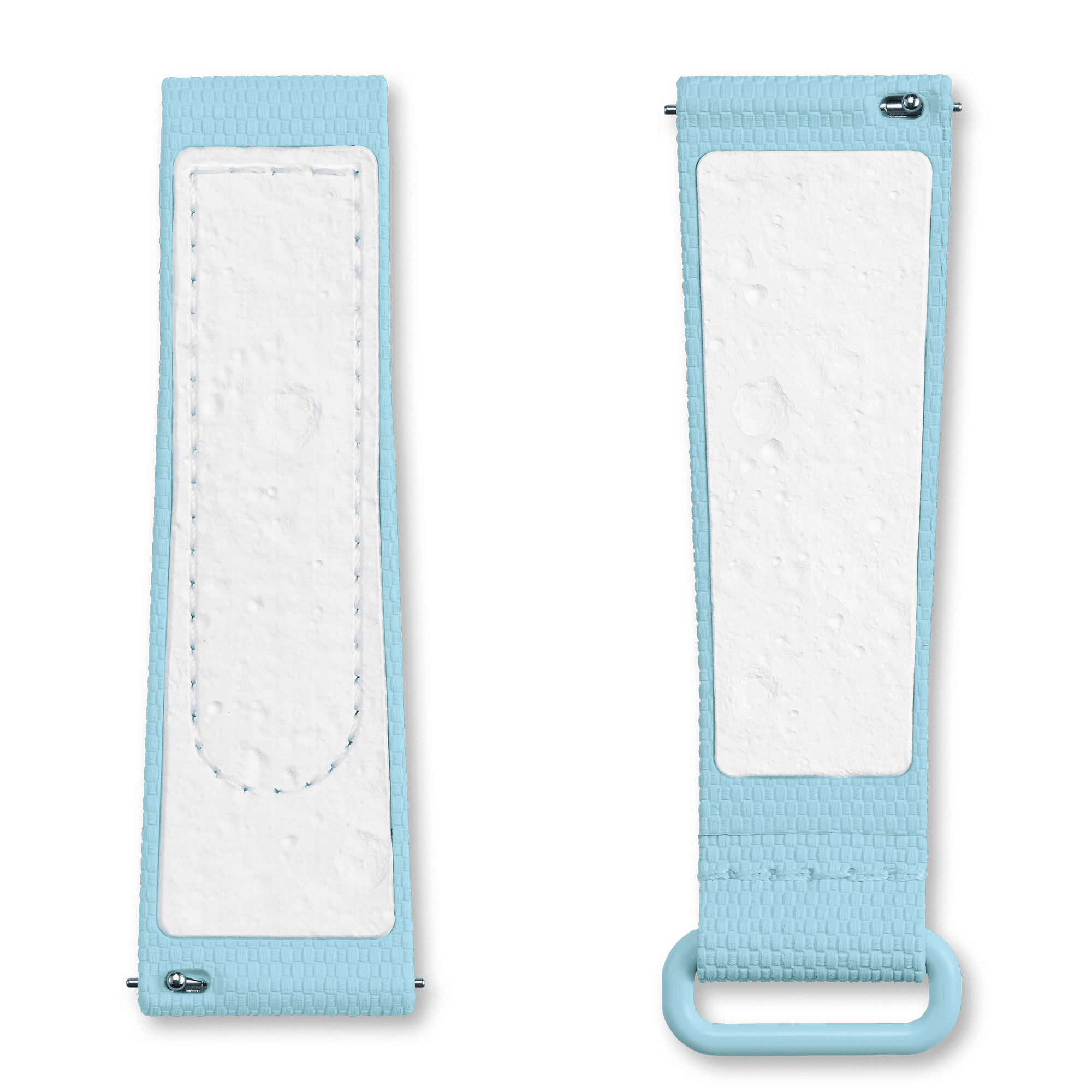 "MOONSWATCH LIGHT BLUE/WHITE RUBBER" Gallery Image #2