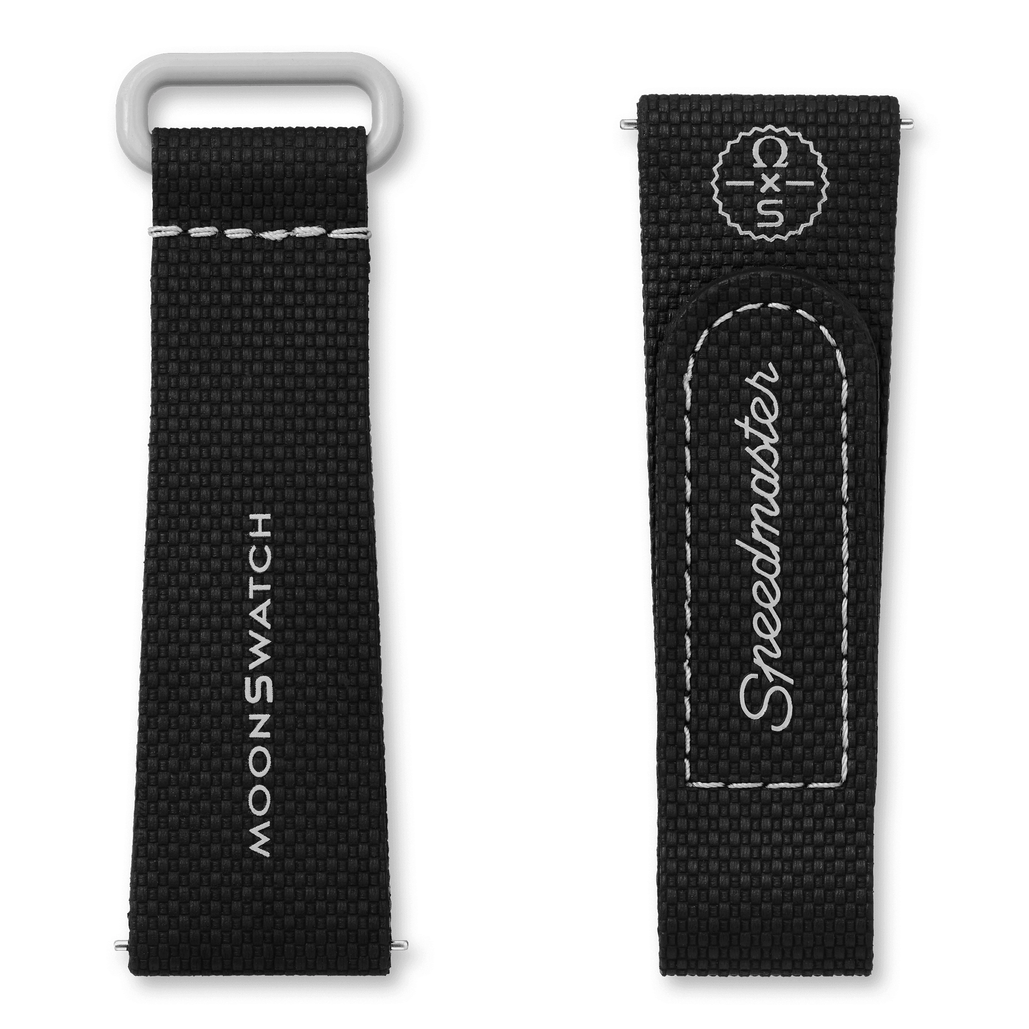 "MOONSWATCH BLACK/GREY RUBBER" Gallery Image #1