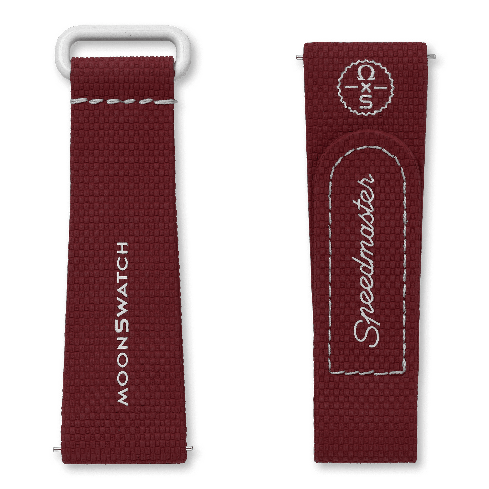 "MOONSWATCH BORDEAUX/LIGHT GREY RUBBER" Gallery Image #1