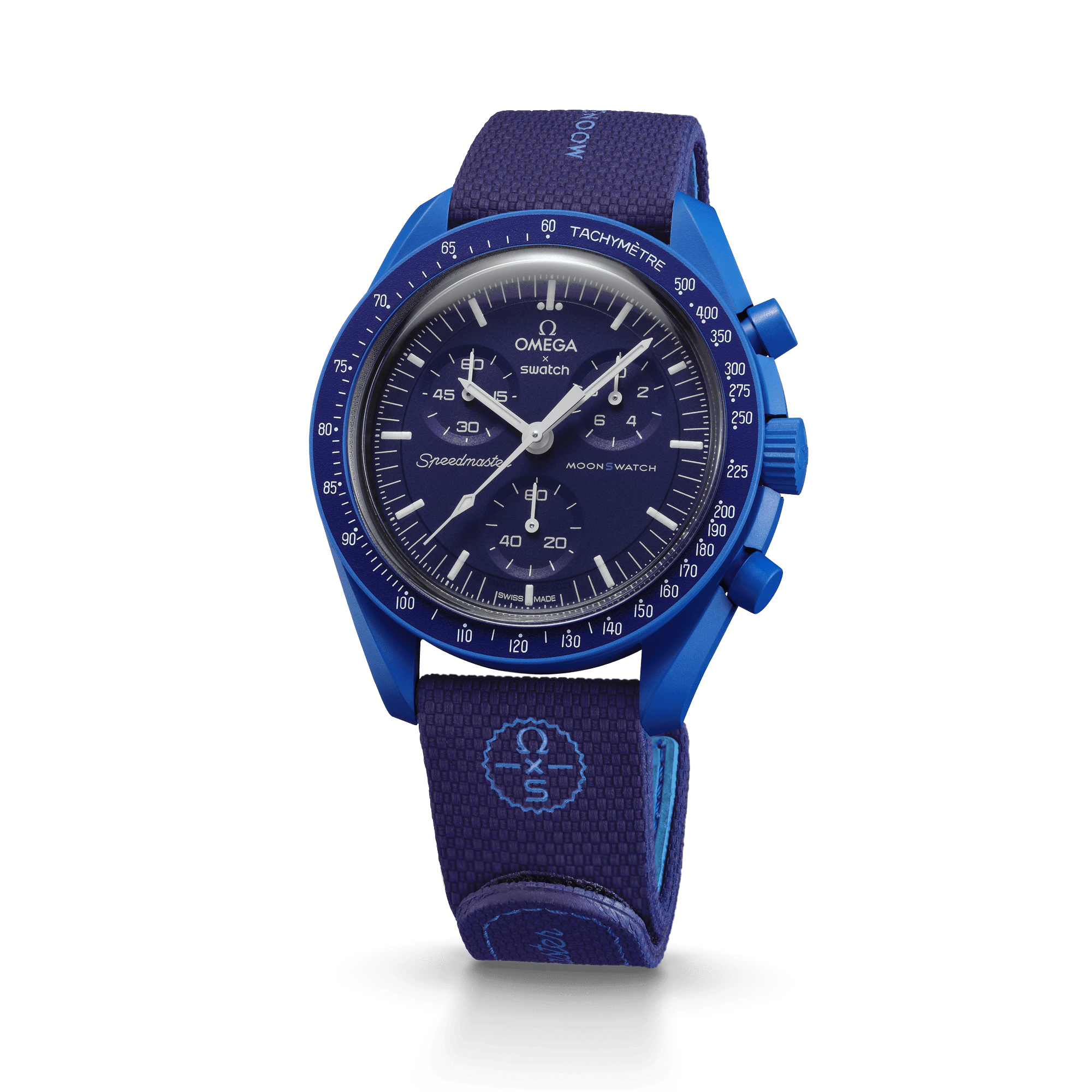 "MOONSWATCH NAVY BLUE/BLUE RUBBER" Gallery Image #4
