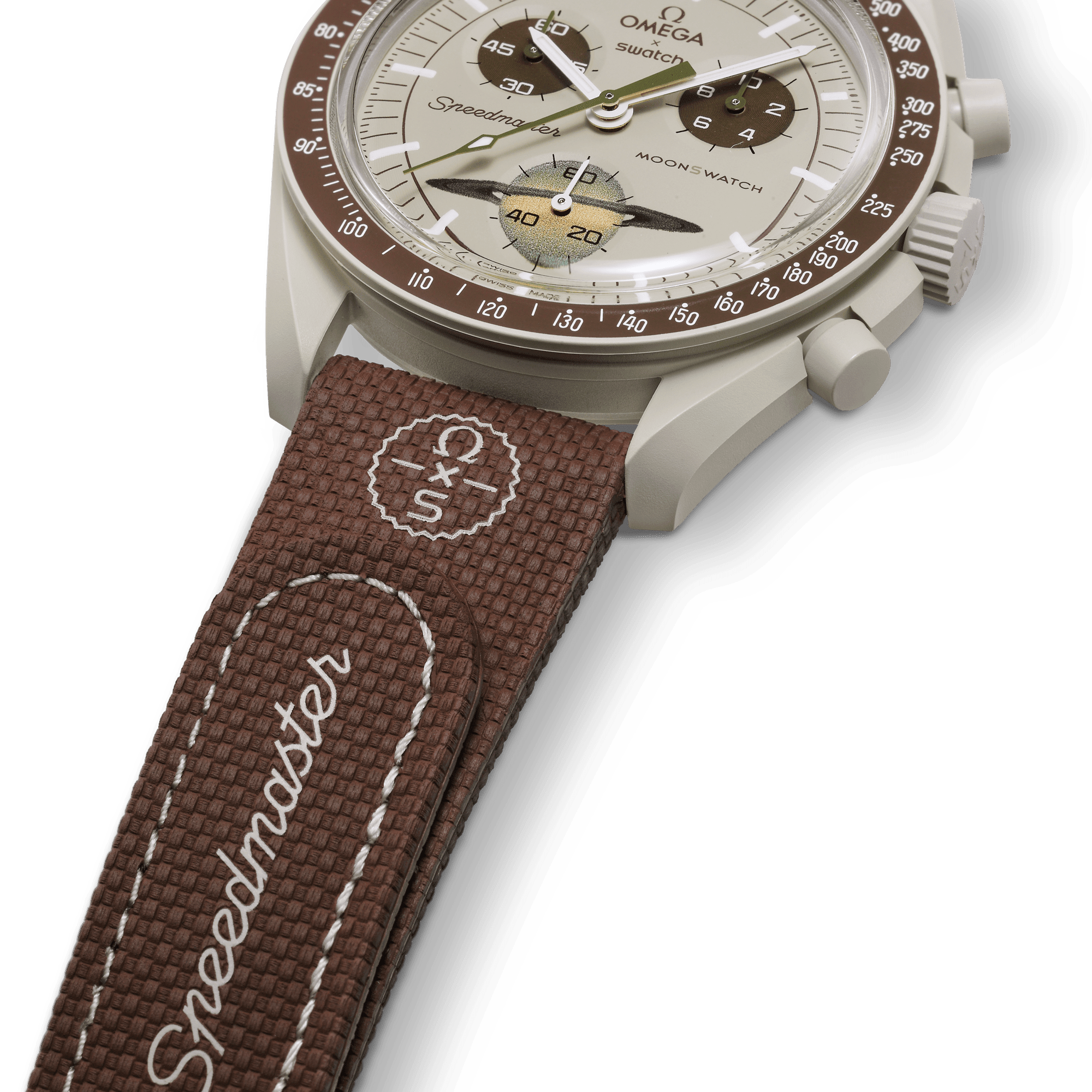 "MOONSWATCH BROWN/BEIGE RUBBER" Gallery Image #3