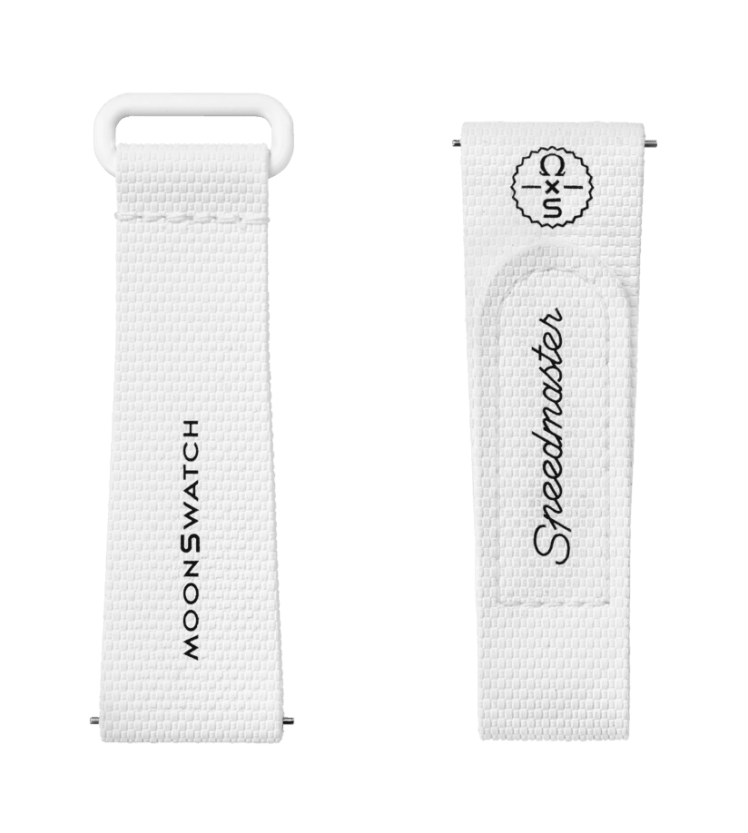 View of product MOONSWATCH WHITE/WHITE RUBBER