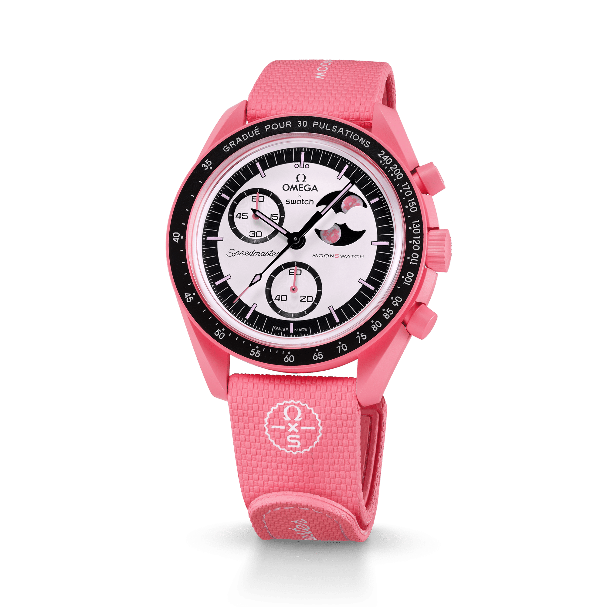 "MOONSWATCH PINK/PINK RUBBER" Gallery Image #4