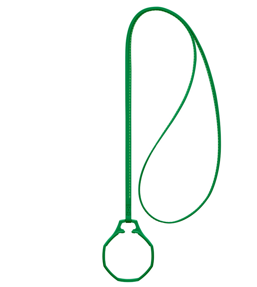 View of product ROYAL POP / LEATHER LANYARD GREEN EIGHT