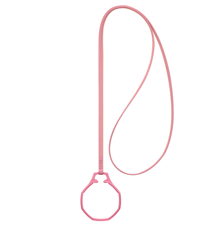View of product ROYAL POP / LEATHER LANYARD OTG ROZ