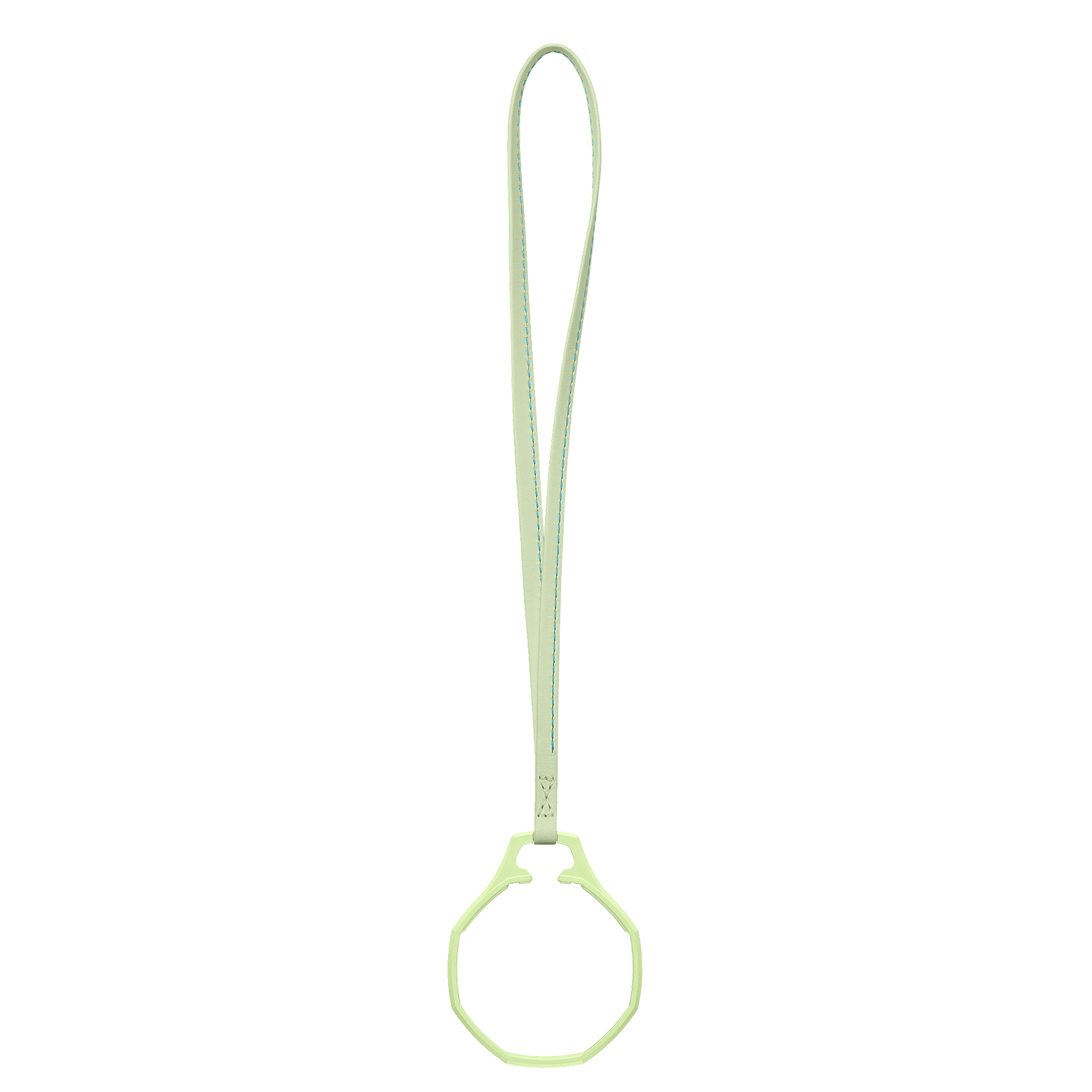 "ROYAL POP / LEATHER LANYARD BLAUE ACHT" Gallery Image #1