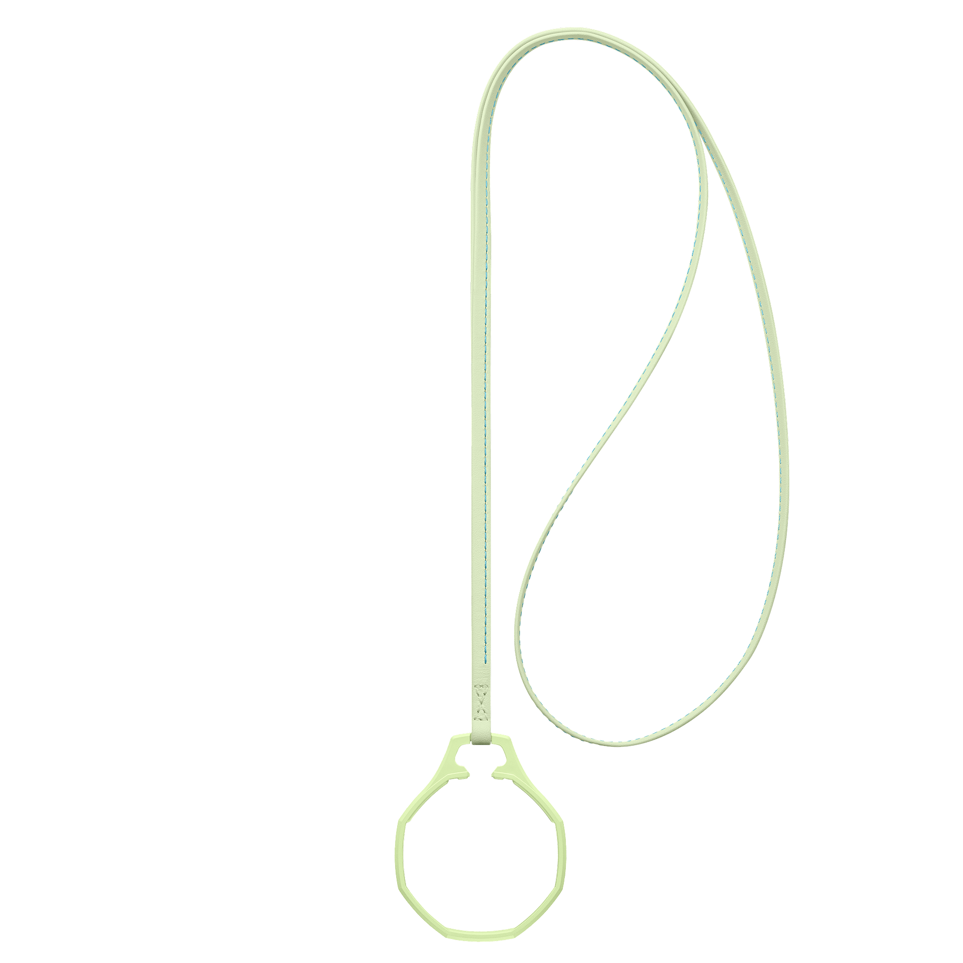 "ROYAL POP / LEATHER LANYARD BLAUE ACHT" Gallery Image #3