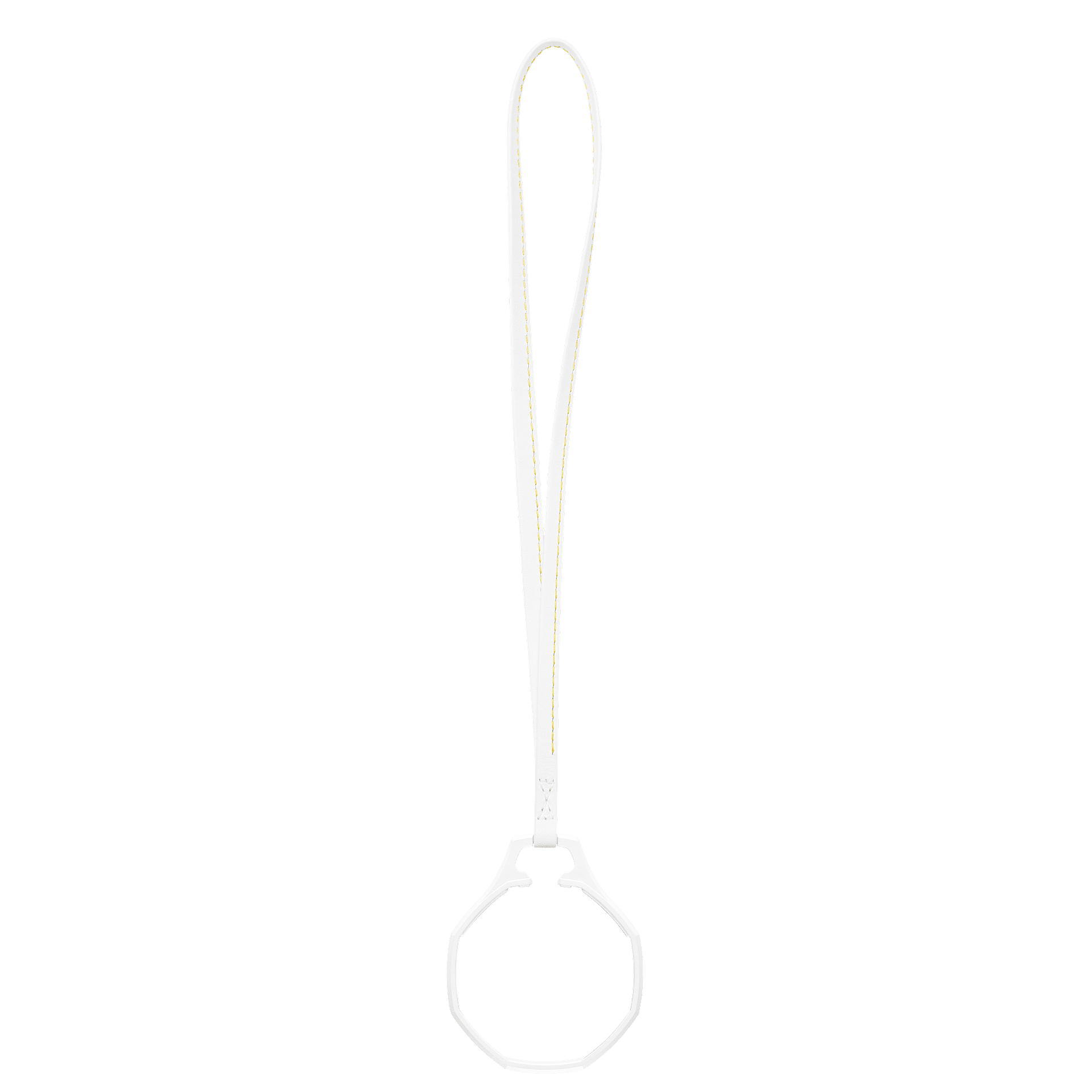 "ROYAL POP / LEATHER LANYARD HUIT BLANC" Gallery Image #1