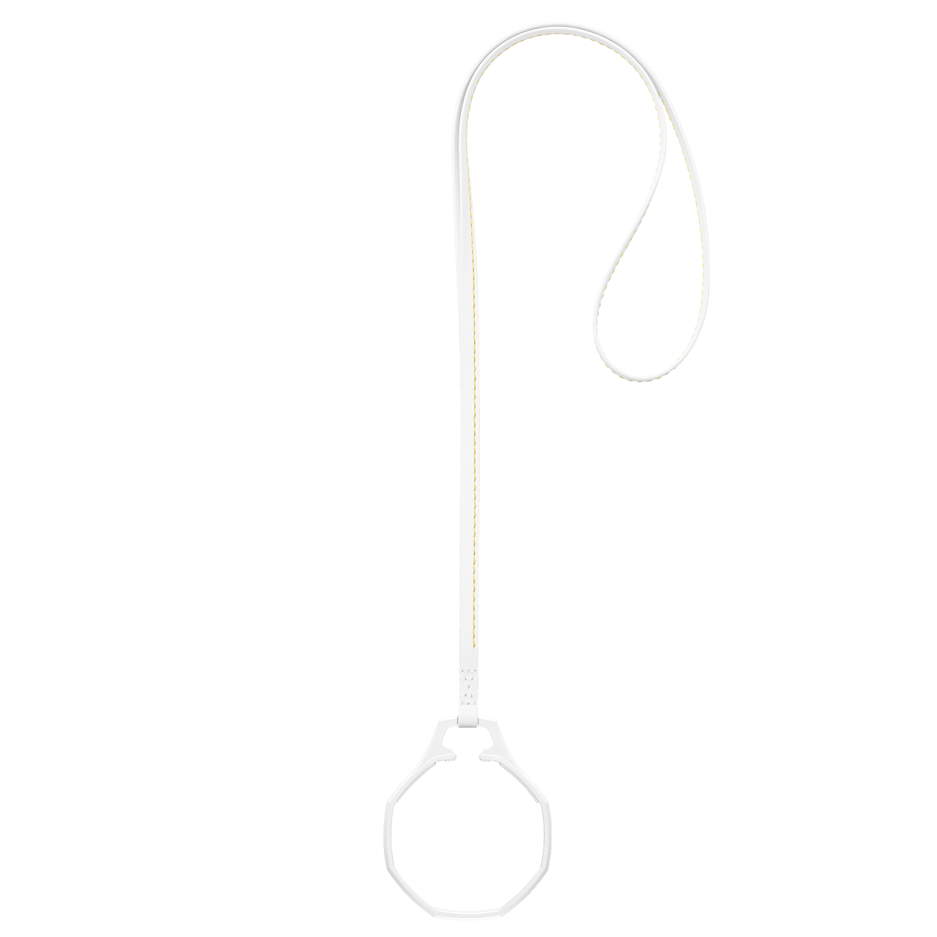 "ROYAL POP / LEATHER LANYARD HUIT BLANC" Gallery Image #2