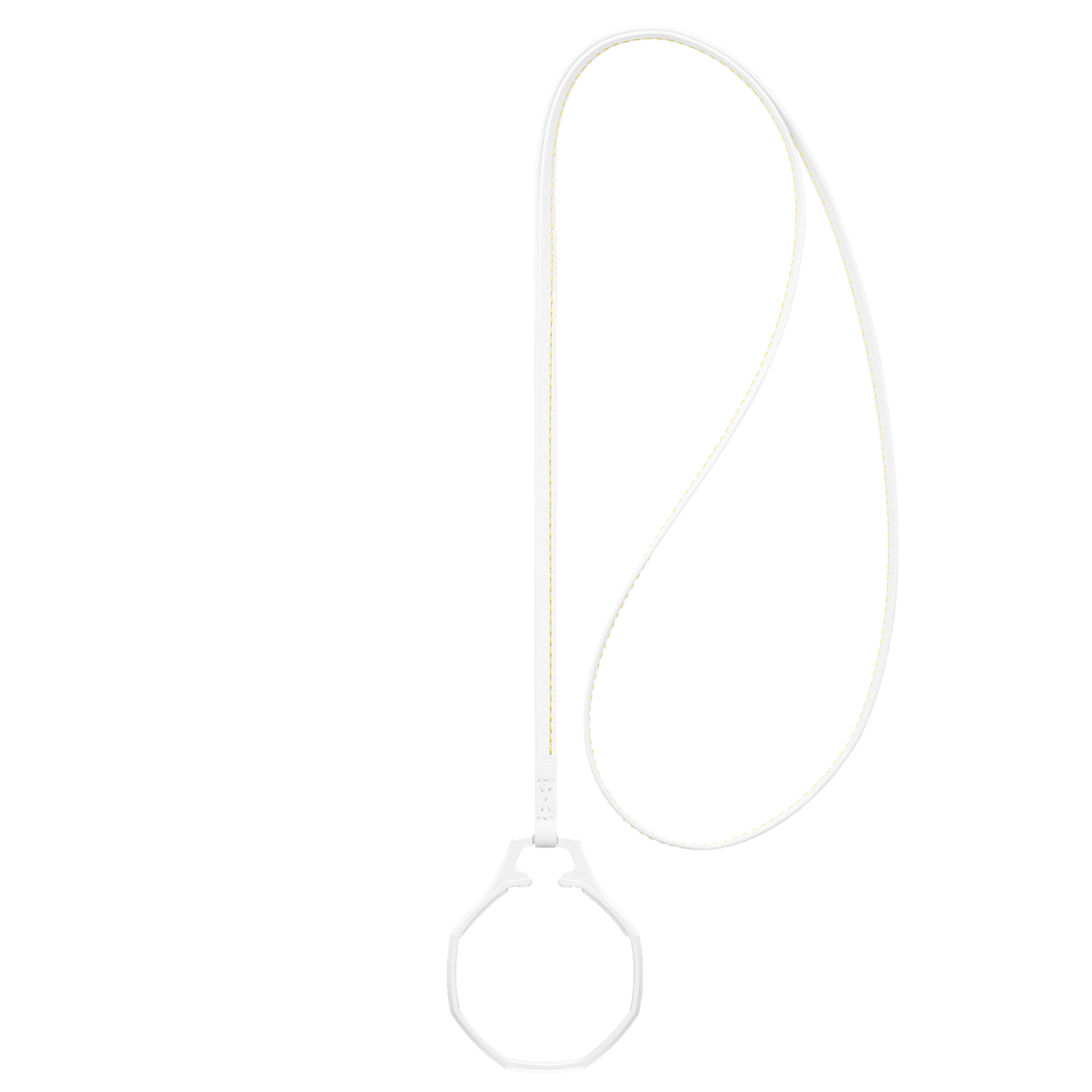 "ROYAL POP / LEATHER LANYARD HUIT BLANC" Gallery Image #3