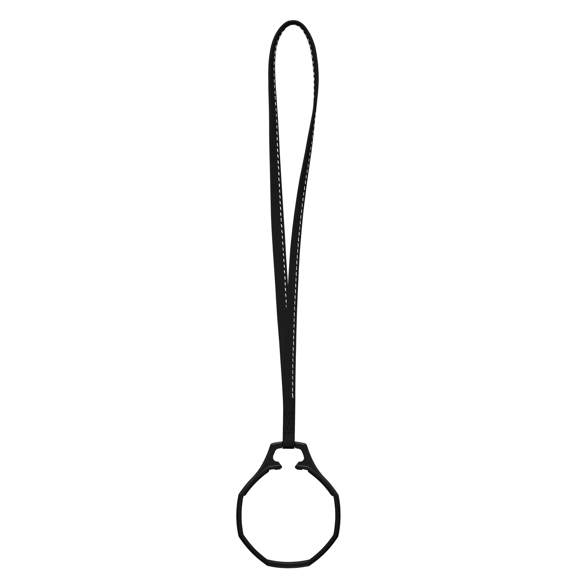 "ROYAL POP / LEATHER LANYARD OCHO NEGRO" Gallery Image #1