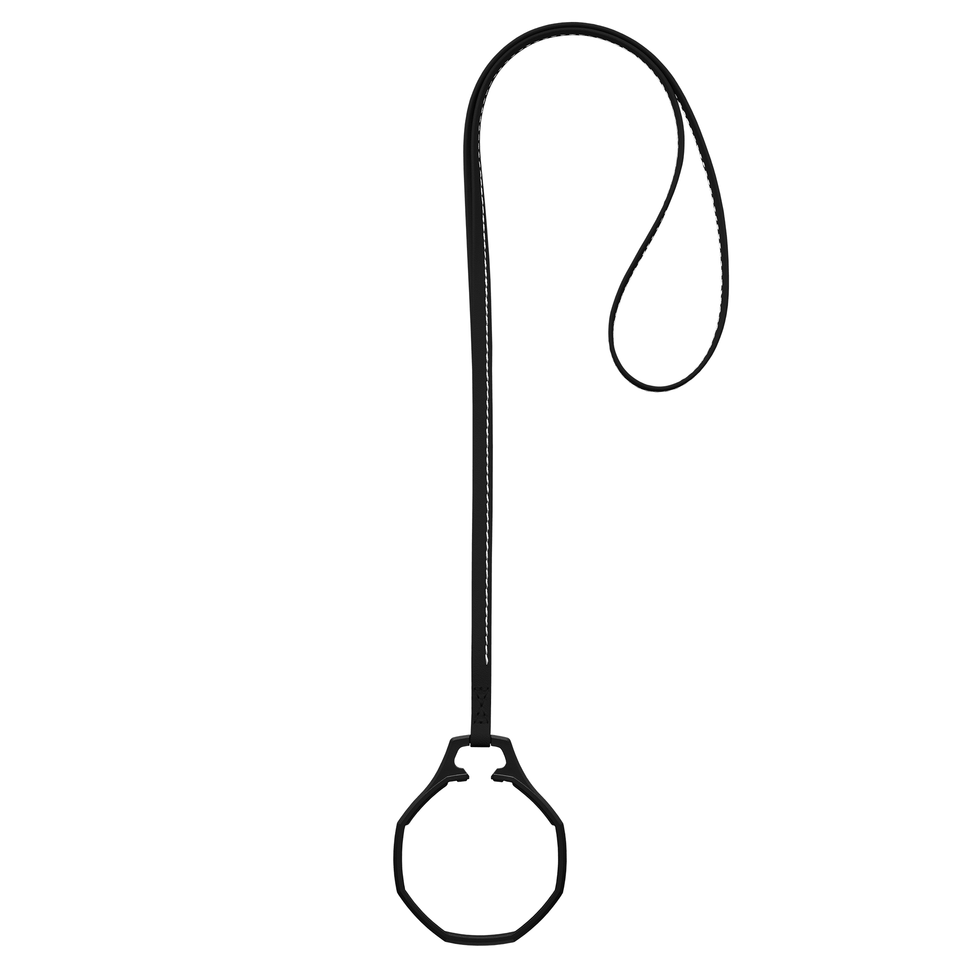 "ROYAL POP / LEATHER LANYARD OCHO NEGRO" Gallery Image #2
