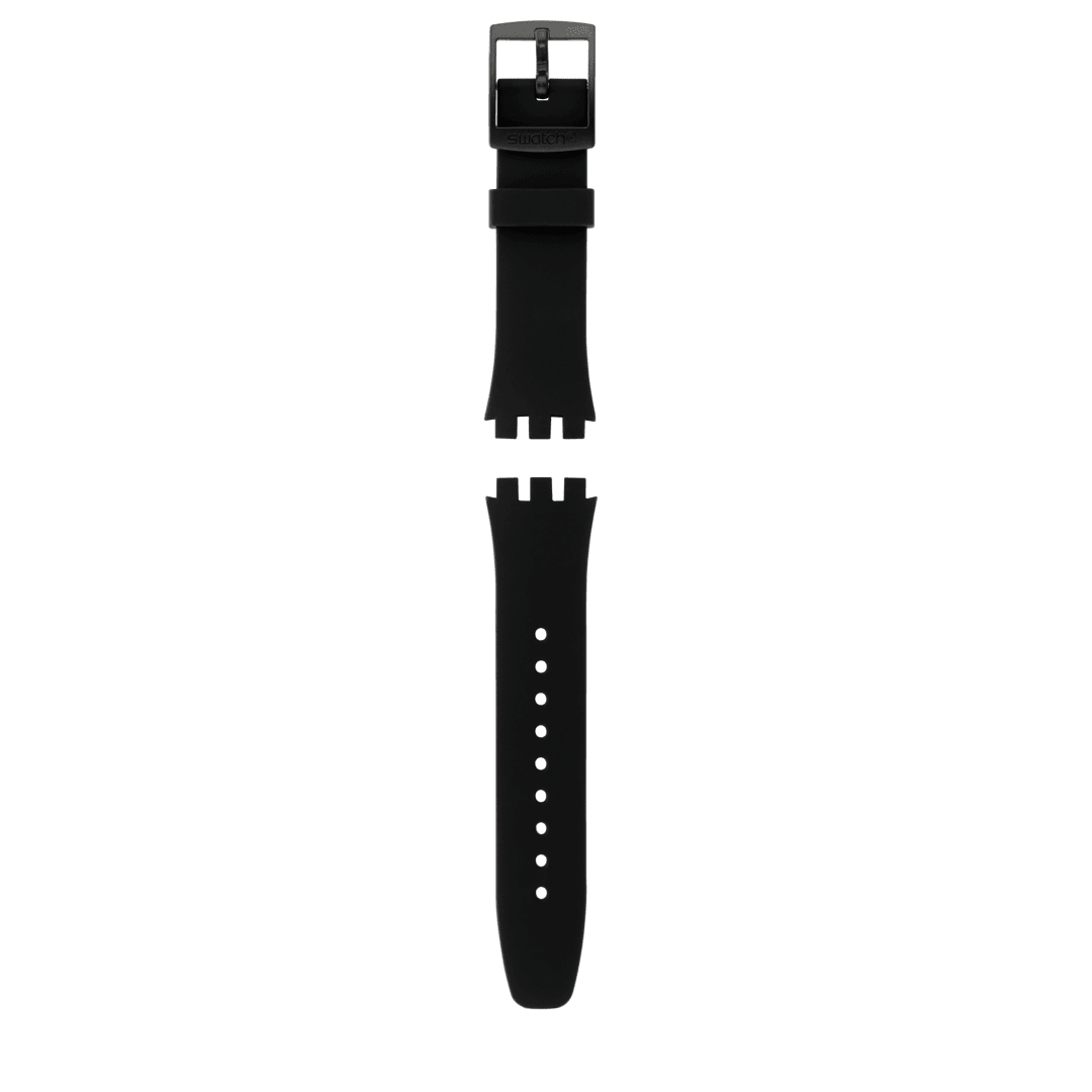 "CHRONO 42 BLACK SILICONE STRAP" Gallery Image #1