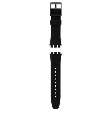 "CHRONO 42 BLACK SILICONE STRAP" Image #2