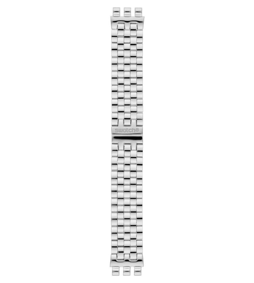 View of product SISTEM51 IRONY SILVER ST.STEEL STRAP