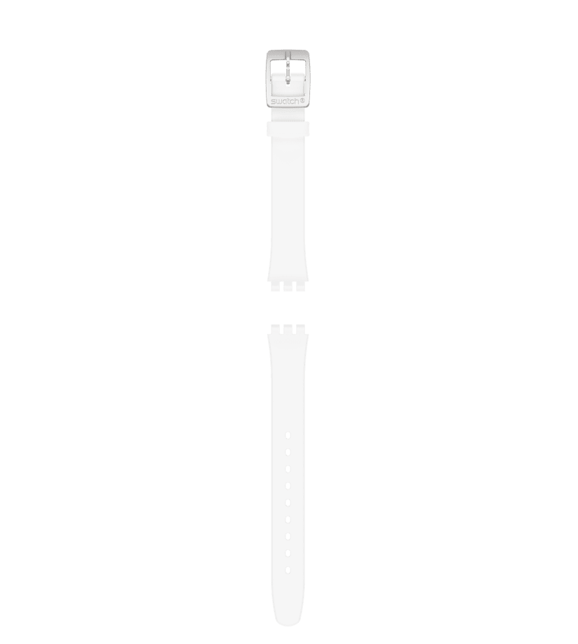 View of product IRONY LADY WHITE SILICONE STRAP