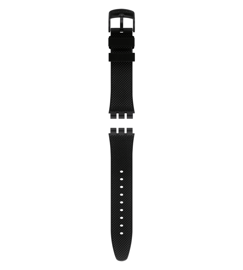 View of product IRONY NEW CHRONO BLACK RUBBER STRAP