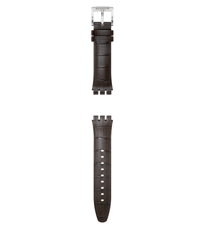 View of product IRONY NEW CHRONO BROWN LEATHER STRAP