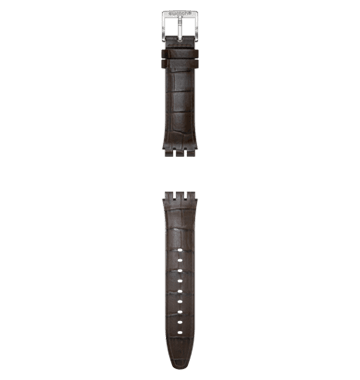 "IRONY NEW CHRONO BROWN LEATHER STRAP" Image #2