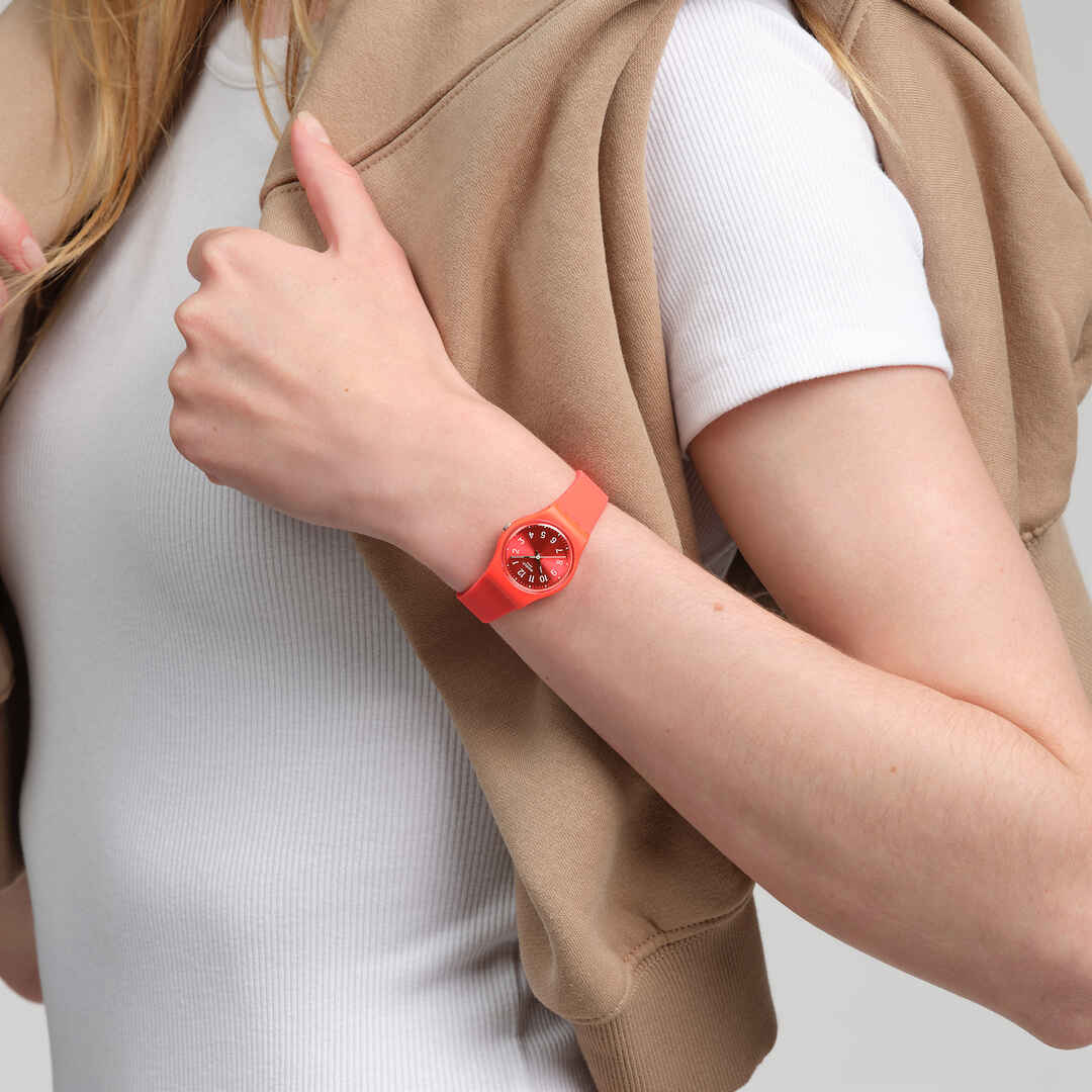 Life style view of product NOTES OF CORAL