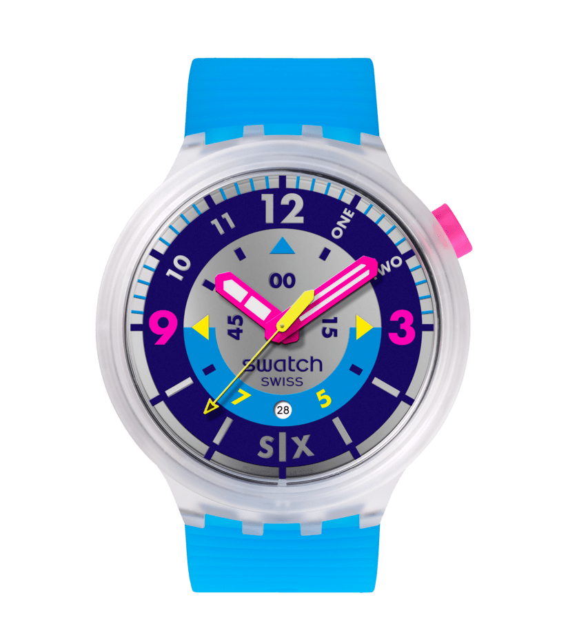 View of product SWATCH NEON HIELO