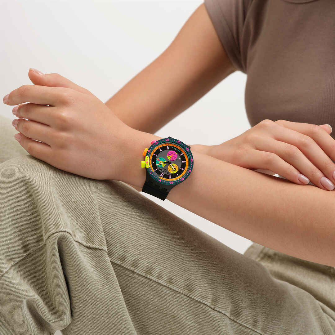 Life style view of product SWATCH NEON SEPPIA