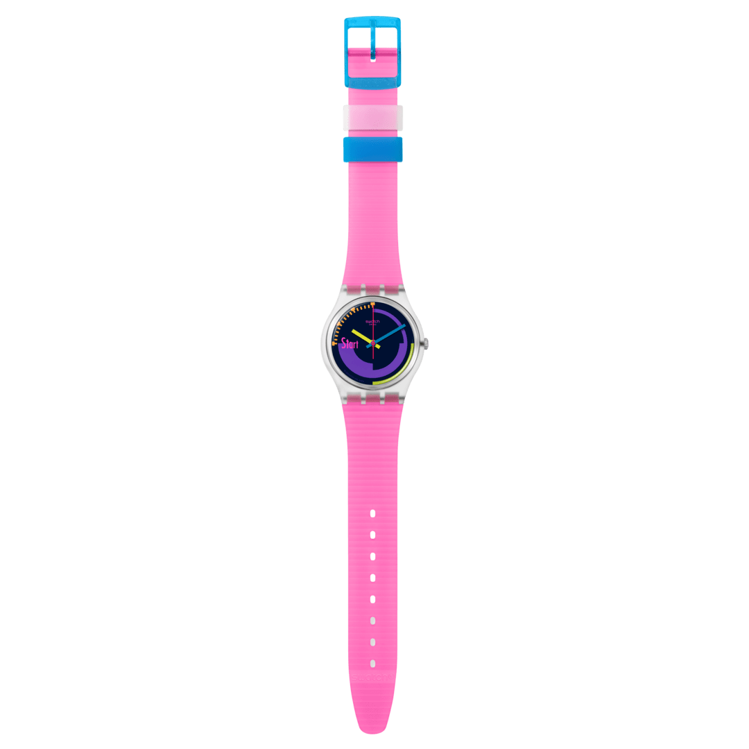 "SWATCH NEON PINK PODIUM" Gallery Image #3