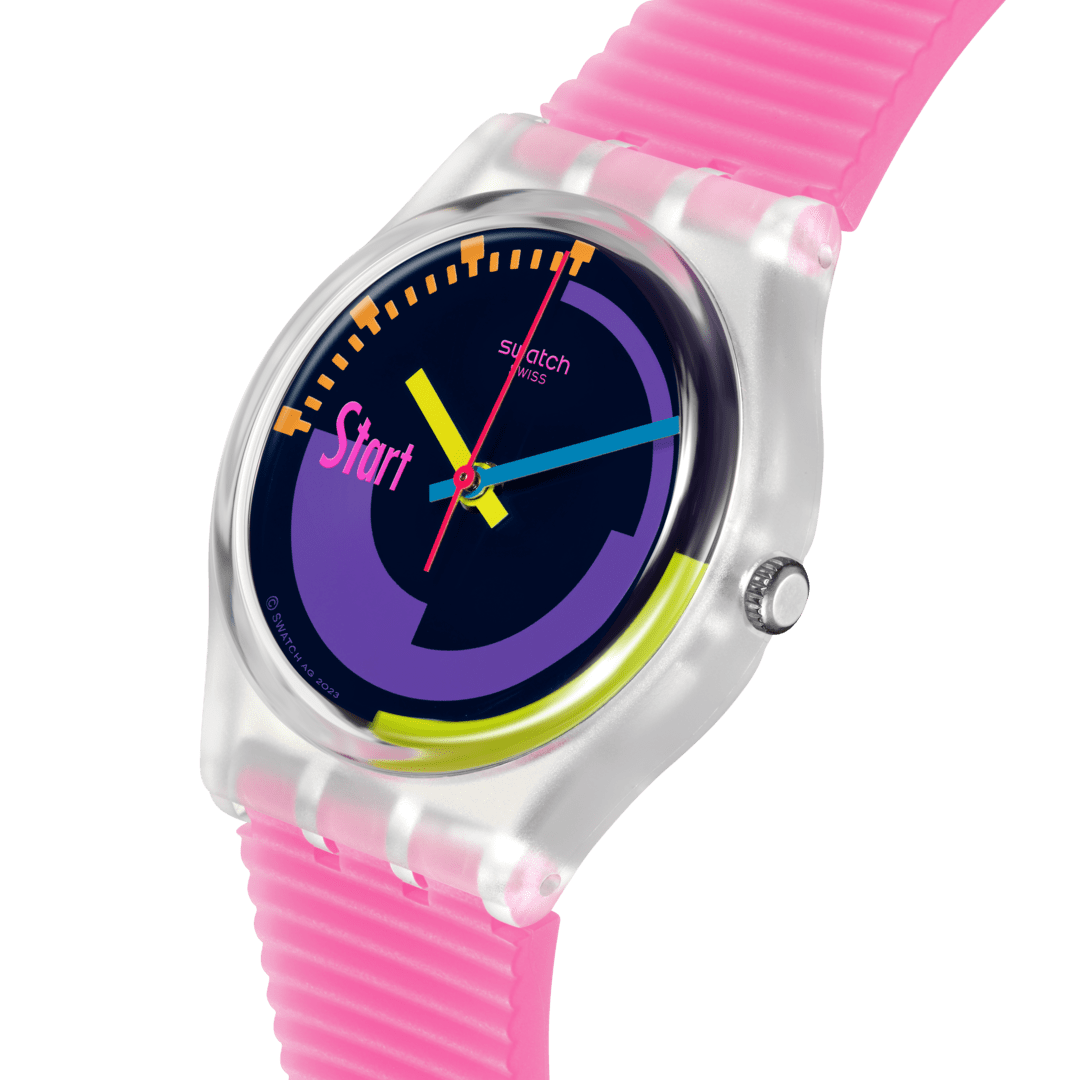 "SWATCH NEON PINK PODIUM" Gallery Image #2