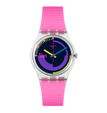 "SWATCH NEON PINK PODIUM PAY!" Image #2
