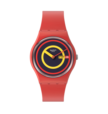 "SWATCH CONCENTRIC RED" Image #2