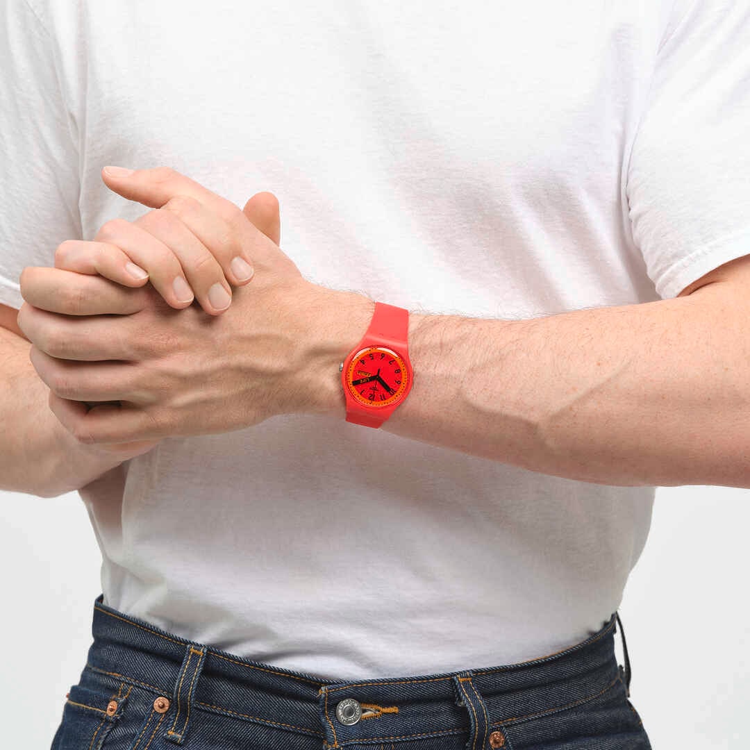 Life style view of product PROUDLY RED