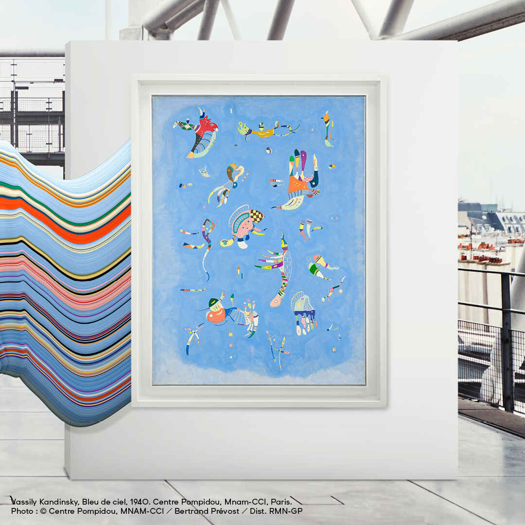 "BLUE SKY, BY VASSILY KANDINSKY" Gallery Image #3