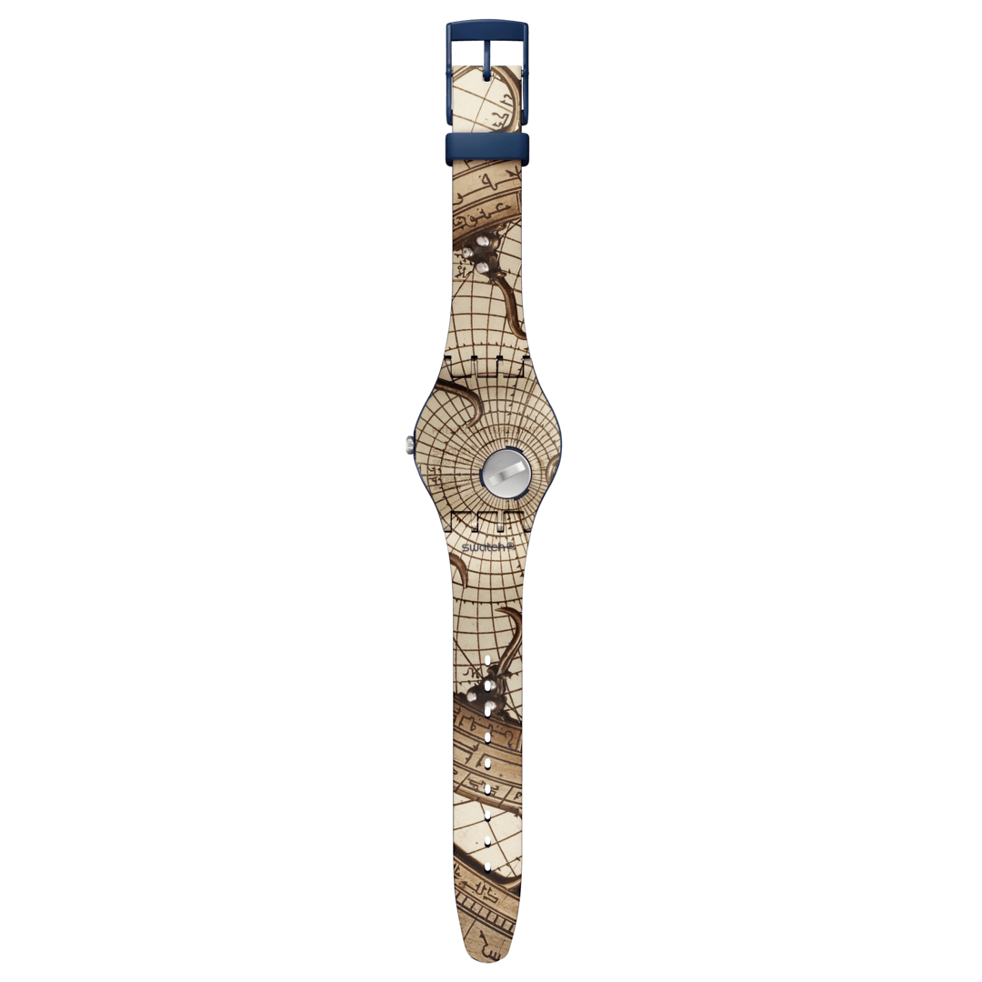 "THE GREAT WAVE BY HOKUSAI & ASTROLABE" Gallery Image #3