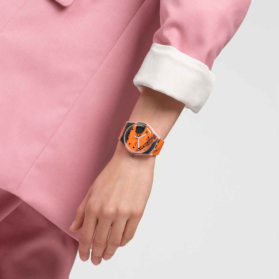 "BARNS-GRAHAM'S ORANGE AND RED ON PINK" Gallery Image #7