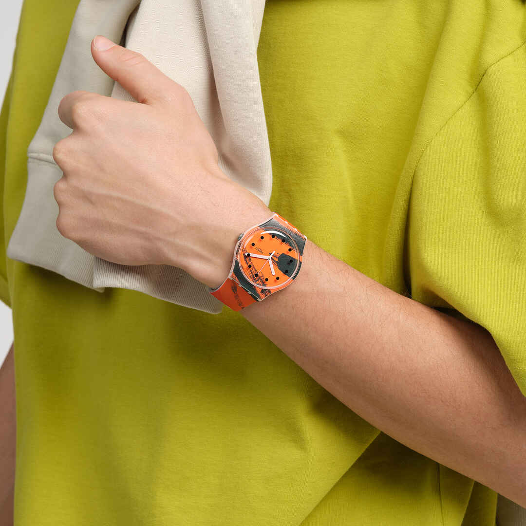 "BARNS-GRAHAM'S ORANGE AND RED ON PINK" Gallery Image #6