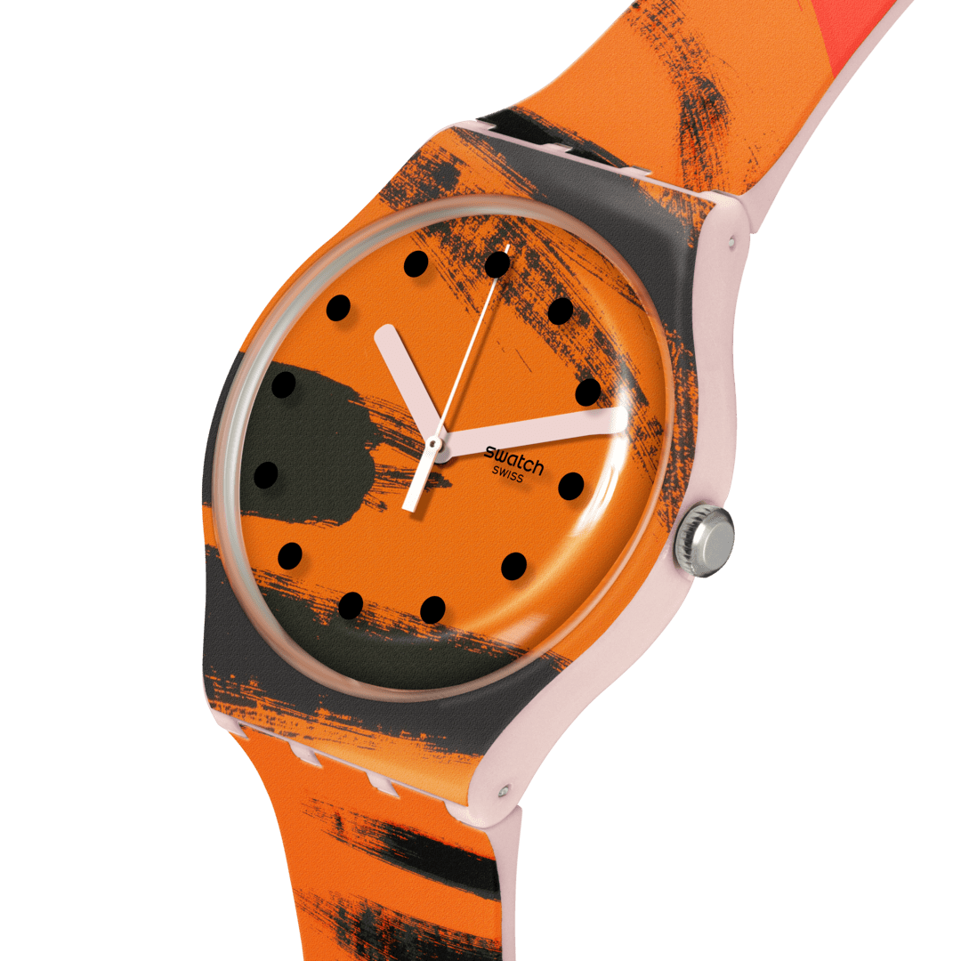 "BARNS-GRAHAM'S ORANGE AND RED ON PINK" Gallery Image #2