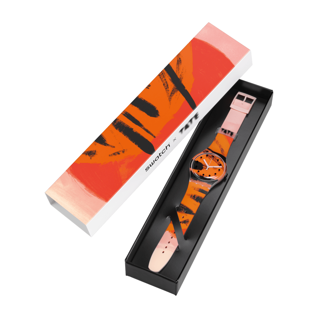 "BARNS-GRAHAM'S ORANGE AND RED ON PINK" Gallery Image #5