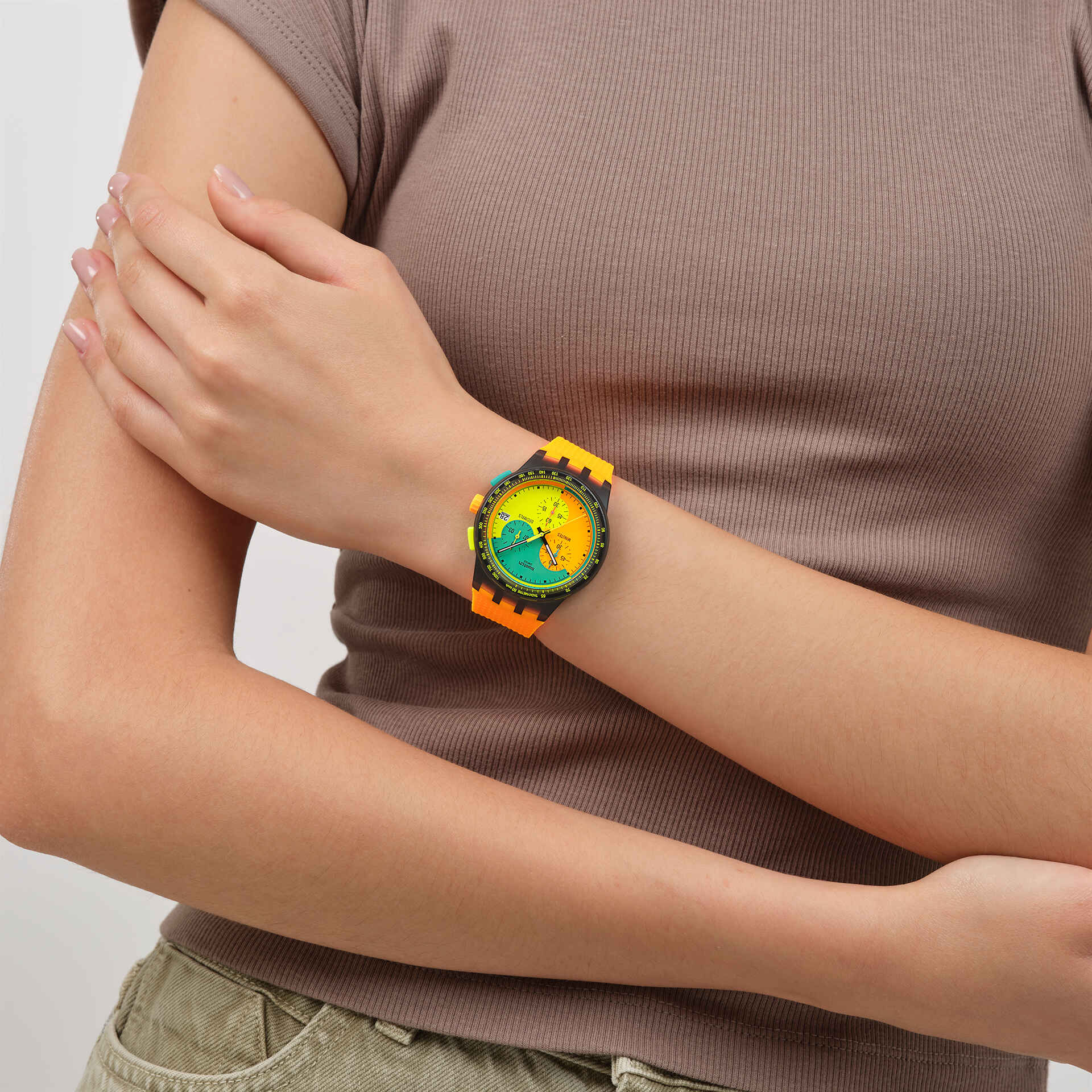 "SWATCH NEON SIGNAL FLAG" Gallery Image #4