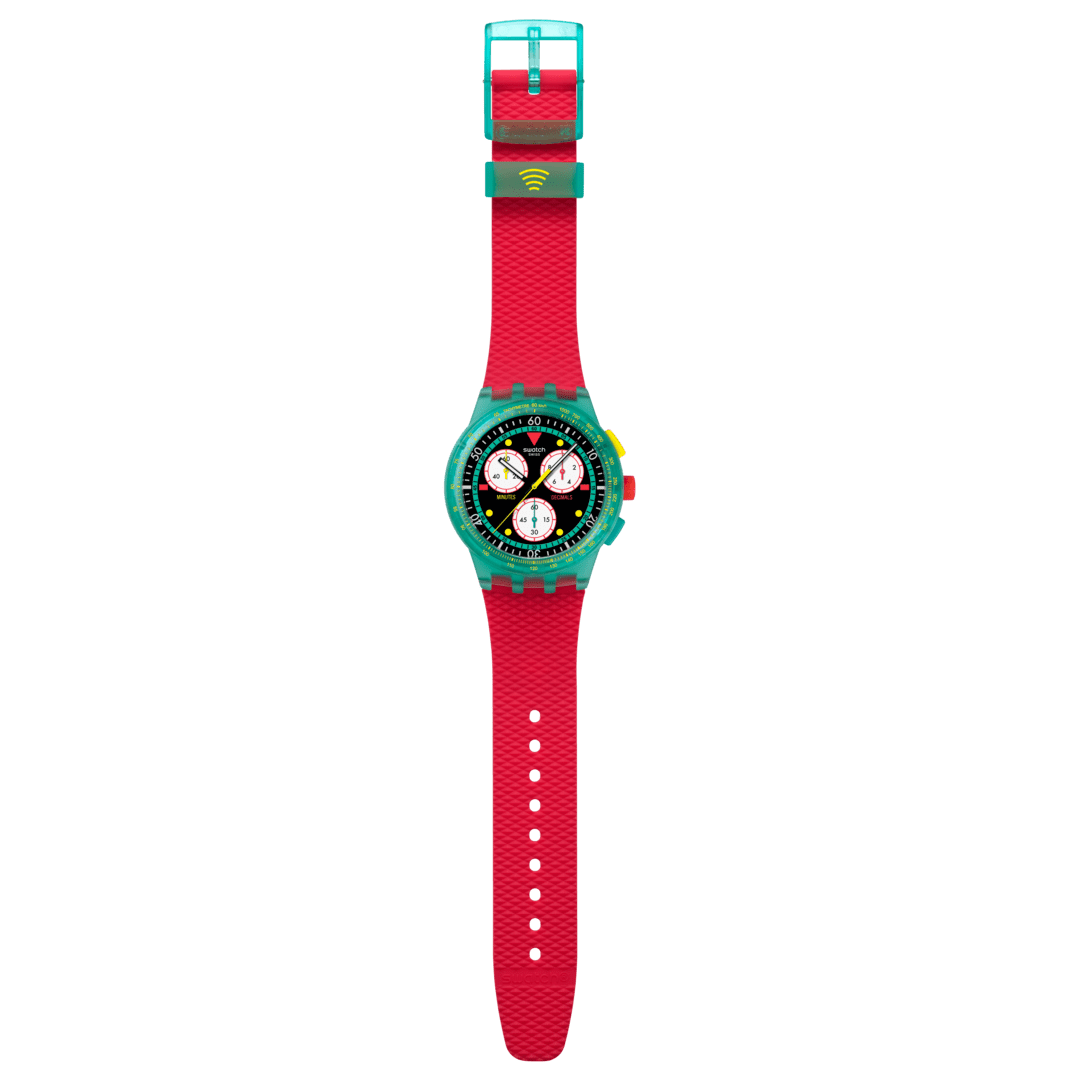 "SWATCH NEON EMERALD CHRONO PAY!" Gallery Image #2